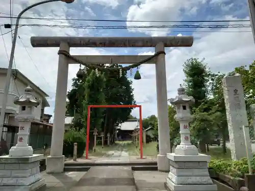 赤城久伊豆神社の鳥居