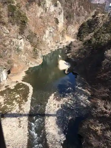 楯岩鬼怒姫神社の景色