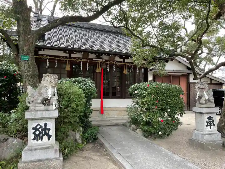 難波八幡神社の本殿・本堂