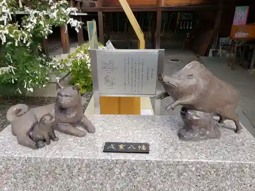 行田八幡神社の狛犬