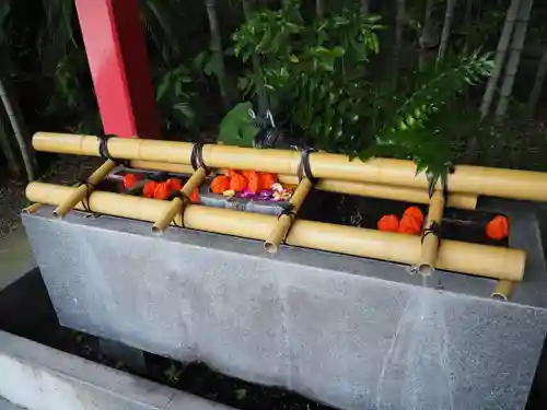 北岡神社の手水