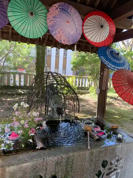 若宮神明社の手水舎