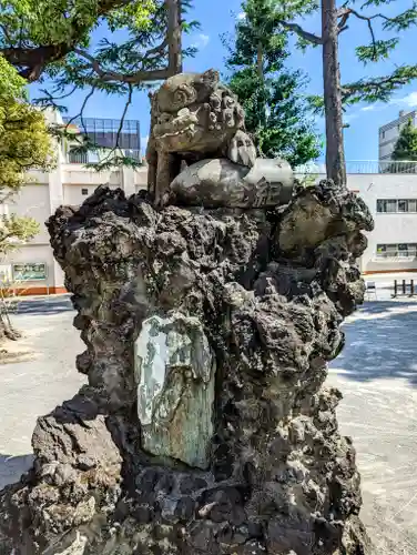 お三の宮日枝神社の狛犬