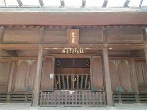 神明神社の本殿・本堂