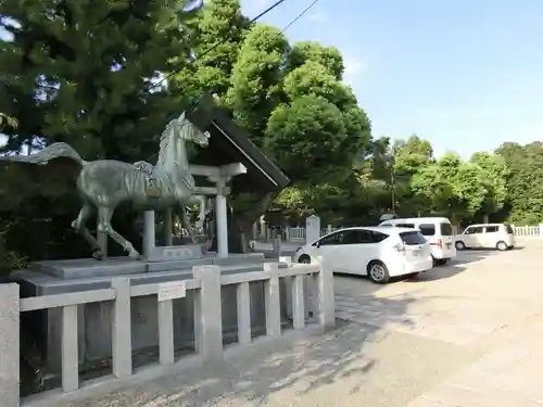 和泉國一之宮　大鳥大社の狛犬