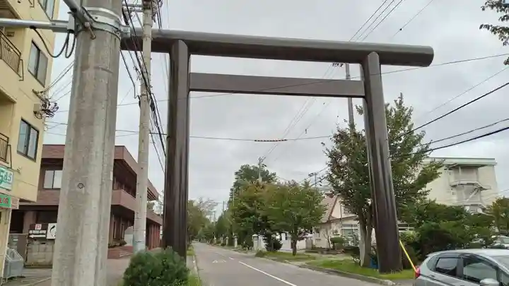帯廣神社の鳥居