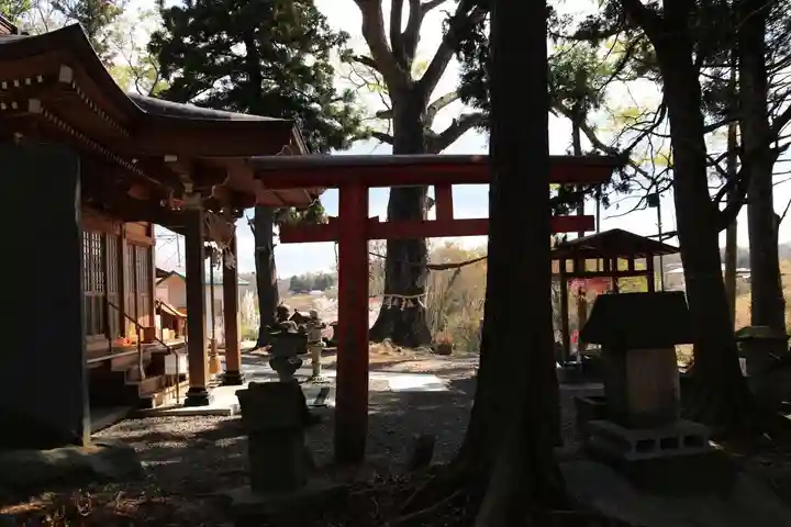 阿久津「田村神社」(郡山市阿久津町)旧社名:伊豆箱根三嶋三社の鳥居