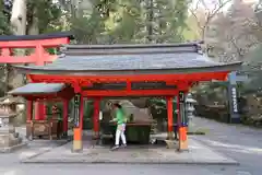 箱根神社の手水