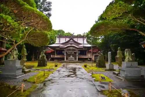 尻岸内八幡神社の景色