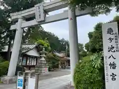 亀ケ池八幡宮の鳥居