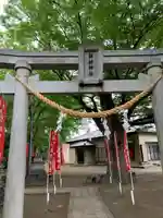 新町諏訪神社の鳥居