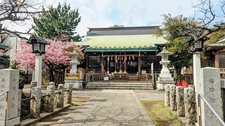新宿下落合氷川神社の本殿・本堂