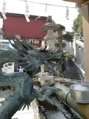 武蔵第六天神社の手水舎