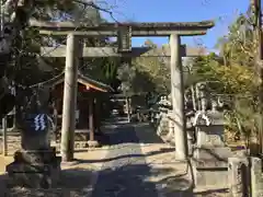 奈良豆比古神社の鳥居