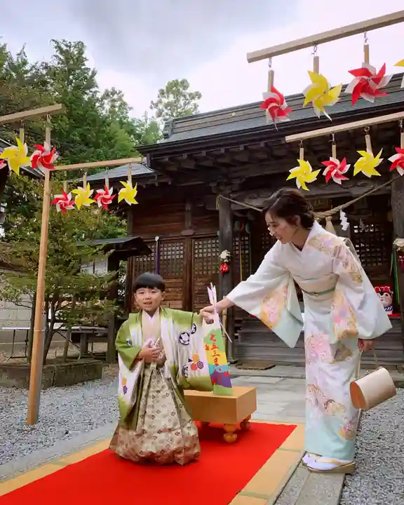 滑川神社 - 仕事と子どもの守り神(福島県)