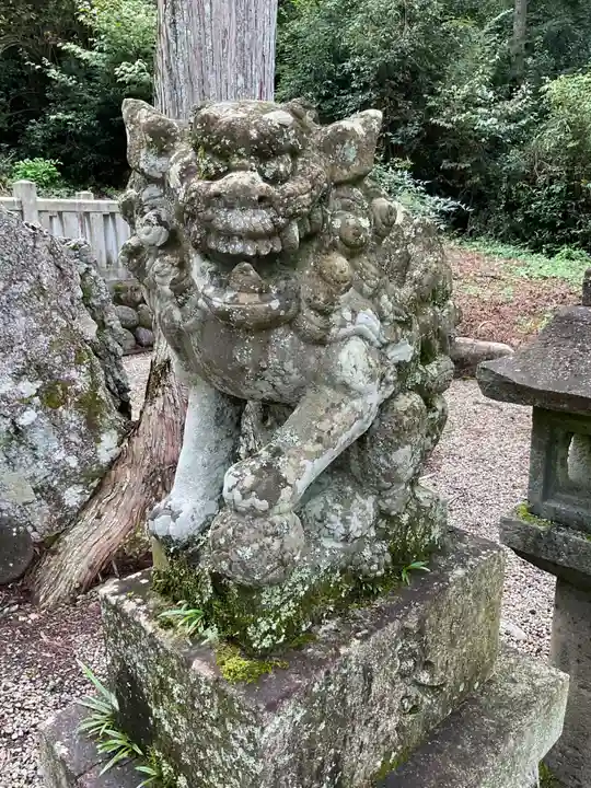 神明神社(根村)の狛犬