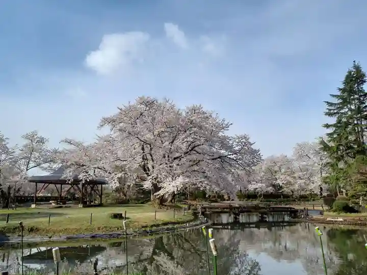 伊佐須美神社の庭園