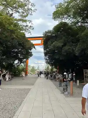 川越氷川神社の鳥居