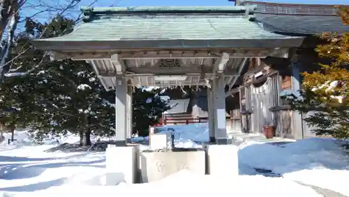 根室金刀比羅神社の手水