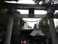 月見岡八幡神社の鳥居
