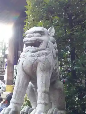 西台天祖神社の狛犬