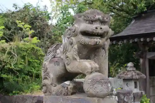 石背國造神社の狛犬