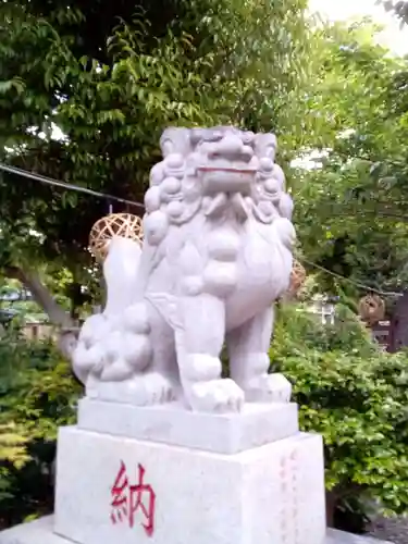 菊田神社の狛犬