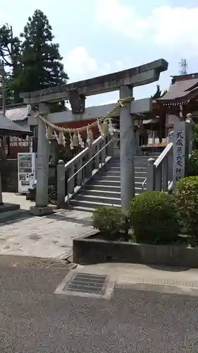 武蔵第六天神社の鳥居