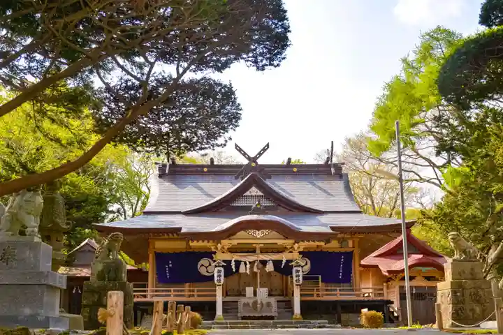 尻岸内八幡神社の本殿・本堂