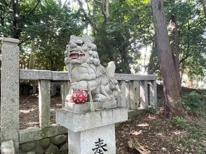 水分神社の狛犬
