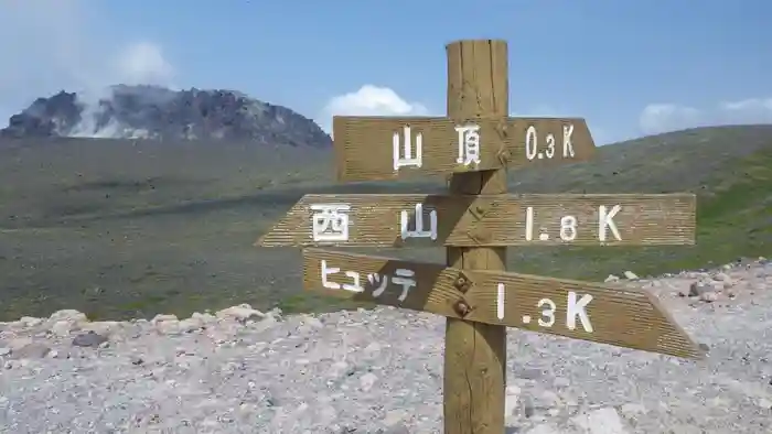 樽前山奥宮の建物その他