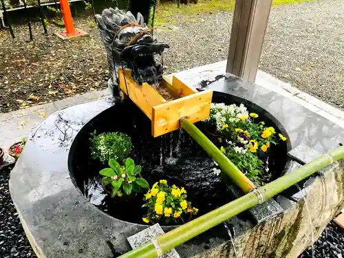 塩屋八幡宮の手水