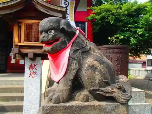 元郷氷川神社の狛犬