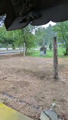 中札内神社の庭園