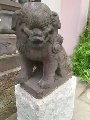 青砥神社の狛犬