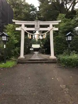 星川杉山神社の鳥居