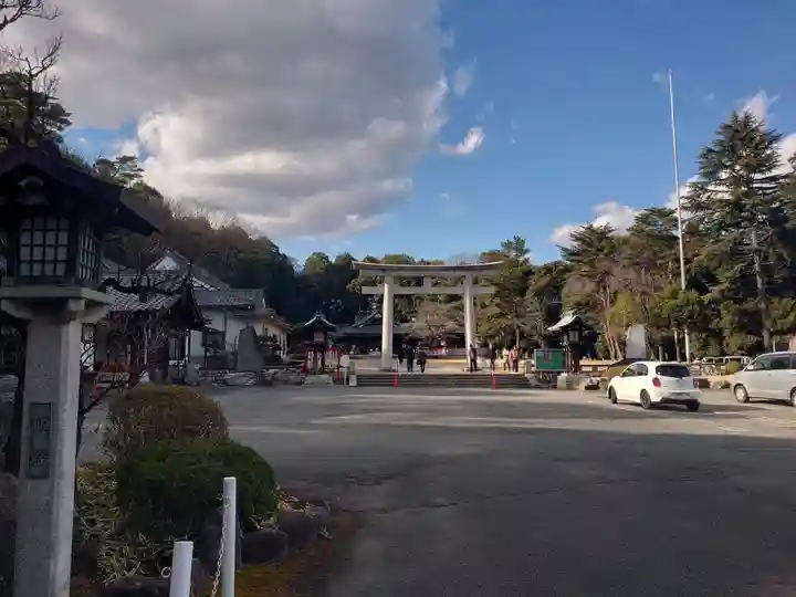 群馬県護国神社の鳥居