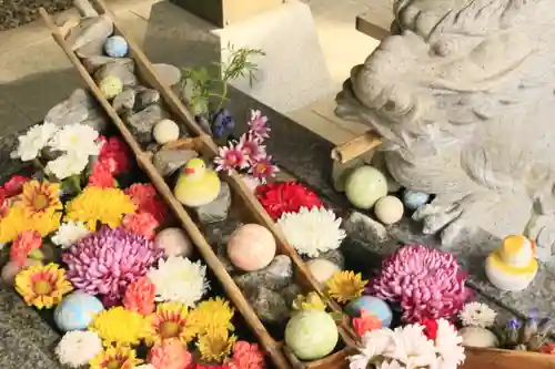 滑川神社 - 仕事と子どもの守り神の手水舎