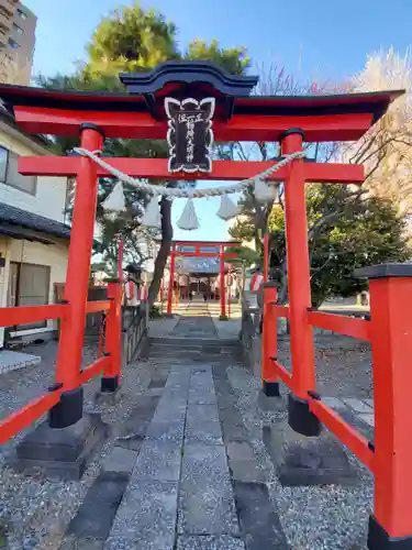 前橋神明宮の鳥居