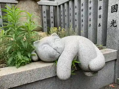 荻窪白山神社の狛犬