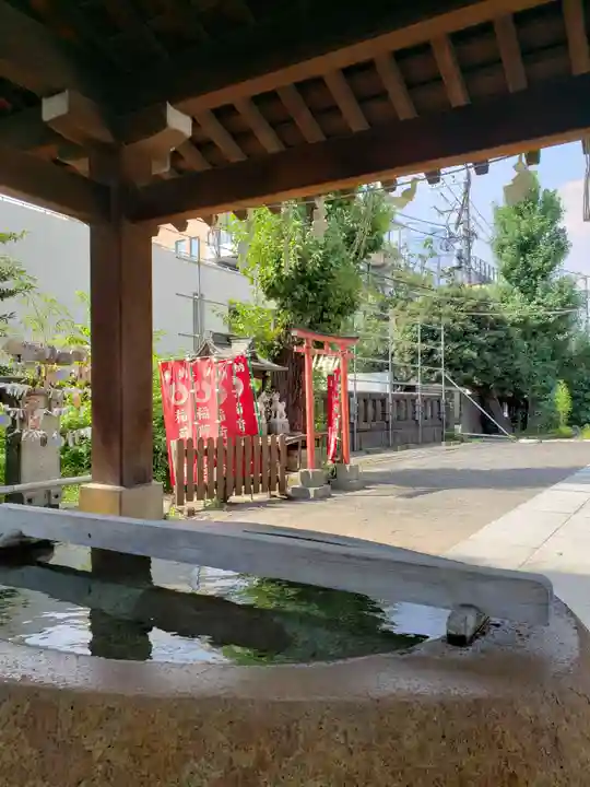 麻布氷川神社の手水舎