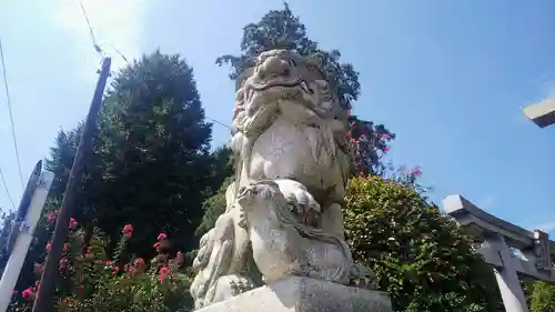 南永井八幡神社の狛犬