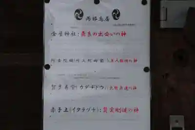 金屋神社の歴史