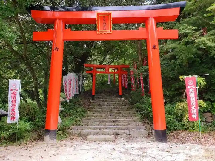 天開稲荷社の鳥居