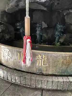 成田山深川不動堂(新勝寺東京別院)の手水舎
