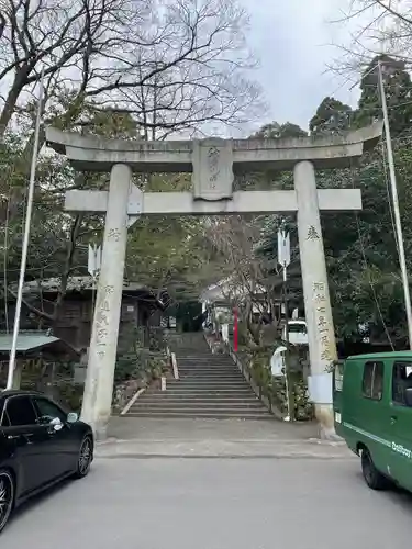 八幡朝見神社の鳥居