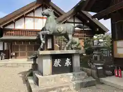 御井神社の狛犬