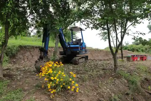 阿久津「田村神社」（郡山市阿久津町）旧社名：伊豆箱根三嶋三社の庭園