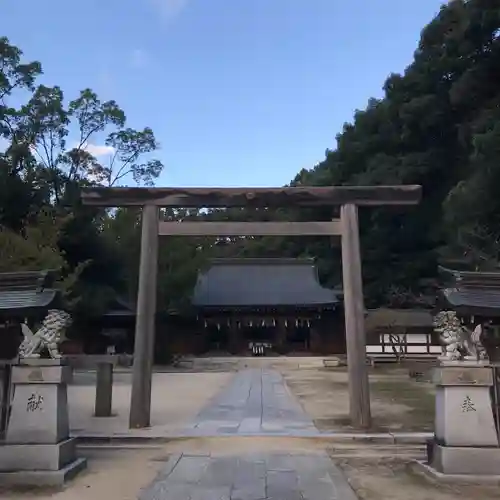 四條畷神社の鳥居