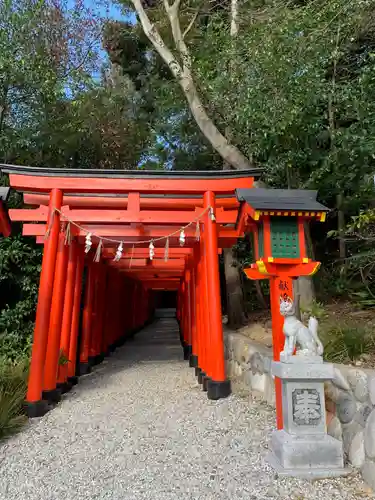 二川伏見稲荷の鳥居